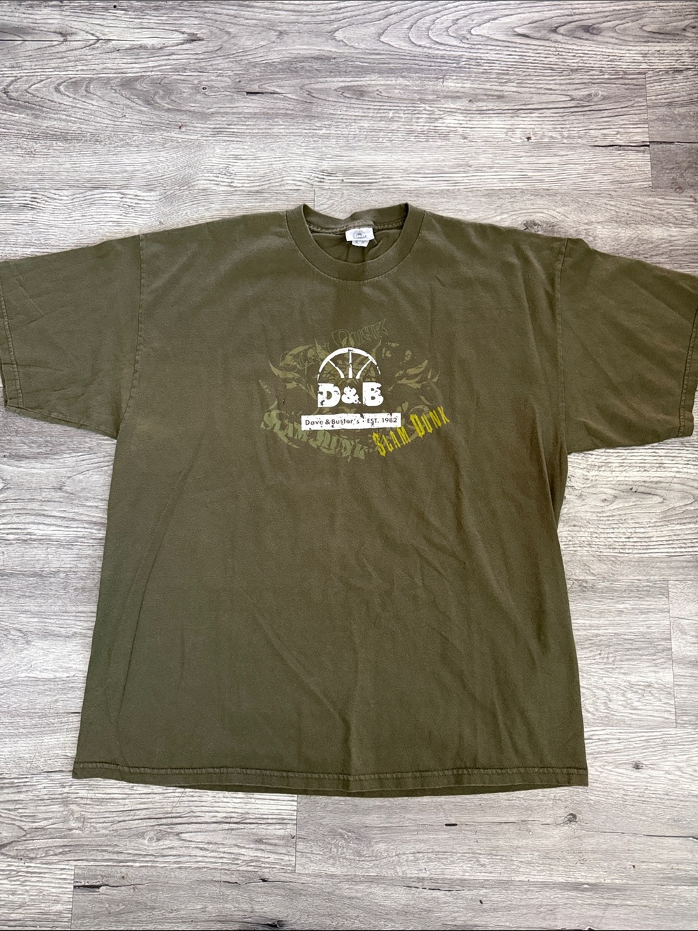 Vintage Grunge Graphic Short Sleeve Crewneck Tee
